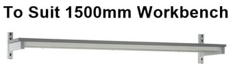 picture of QMP Laminate Upper Shelf to Suit 1500mm Workbench - [QM-BEUS1500PXXX]