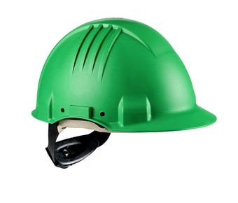 Picture of 3M - Green High Heat Helmet Polyamide with Glass Fibre - Ratchet - Not Ventilated - [3M-G3501M-GP]