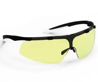 Picture of Uvex Super Fit Safety Eyewear - Black Frame - Amber Lens - [TU-9178-385] - (DISC-R)