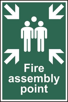 Picture of Spectrum Fire assembly point - PVC 200 x 300mm - SCXO-CI-1541