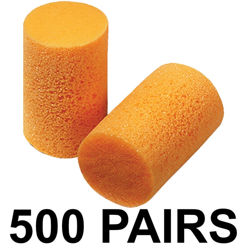 Howard Leight Firmfit Disposable Foam Earplugs Uncorded Refill Pack - Box of 500 Pair - [HW-1033015]