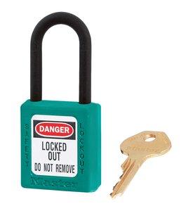 Picture of Master Lock Zenex 406 Non Conductive Teal Green Safety Padlock - [MA-406TEAL]