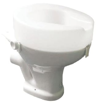 picture of Aidapt Ashby Raised Toilet Seat - 51x220x250mm - [AID-VR207]