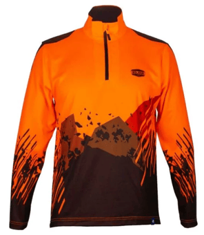 picture of Solidur TSSM Enhanced Visibility Long Sleeve T-Shirt - Orange - SEV-TSSMLOH