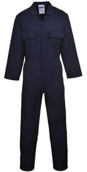 Picture of Euro Work Polycotton Coverall - Navy Blue - Tall Leg 33 Inch - PW-S999NAT