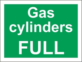 Picture of Tye Tags - Gas Cylinders FULL - 200 X 150Hmm - Rigid Plastic - [AS-GC10-RP]