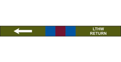 picture of Spectrum Pre-printed Pipeline Banding – LTHW Return (400mm x 25m) – SCXO- CI-13547