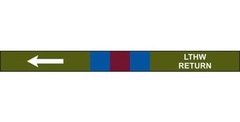 picture of Spectrum Pre-printed Pipeline Banding – LTHW Return (400mm x 25m) – SCXO- CI-13547