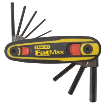 Picture of Stanley FatMax Locking Hexagon Key Set of 8 - Metric 1.5- 8mm - [TB-STA097552]