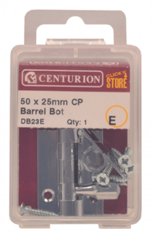picture of CP Straight Barrel Bolt - 50mm x 25mm (1") - [CI-DB23E]