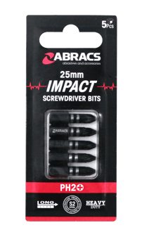 picture of Abracs PH2 Impact S/D Bit - 25mm - Pack of 5 - [ABR-IPH22505]