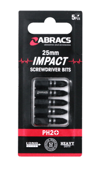 Picture of Abracs PH2 Impact S/D Bit - 25mm - Pack of 5 - [ABR-IPH22505]