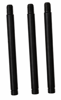 picture of Black Plastic 3pcs Flag Poles - 22 x 340mm - [HT-PLASTICPOLES]