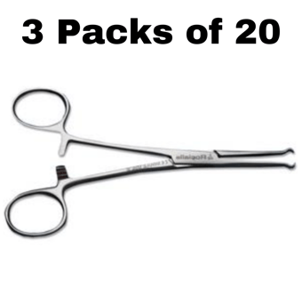 picture of Single Use - Sterile Soonerwalla Vasectomy Forceps Blunt - 15.5cm - 3 Packs of 20 - [ML-D8748-PACK]