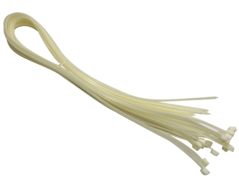 picture of Amtech 15 Tie Wraps White - 100cm x 8.7mm - [DK-S0824]