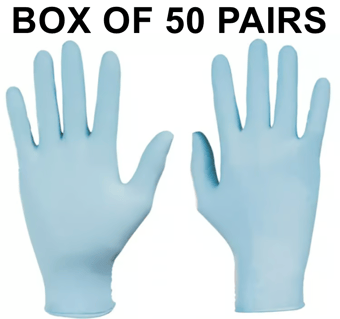 picture of Dermatril 740 Nitrile Disposable Chemical Gloves - Box of 50 Pairs - HW-074008081C