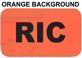 picture of RIC Representative Insert Card for Professional Armbands - [IH-AB-RIC] - (HP)