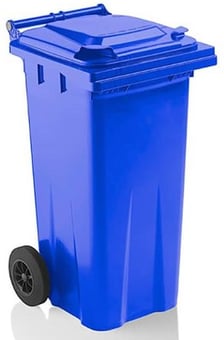 Picture of Blue 120 Litre Wheelie Bin Max Load 48kg - [GW-120LWHEELIEBIN-BLUE]