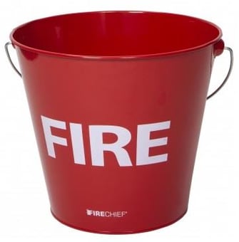 Picture of Metal Fire Bucket - 10 Litre - [HS-MFB1] - (PS)