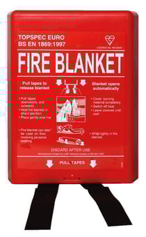 picture of Hard Case Fire Blanket - 1.2 x 1.2m - [FMC-PFB2]