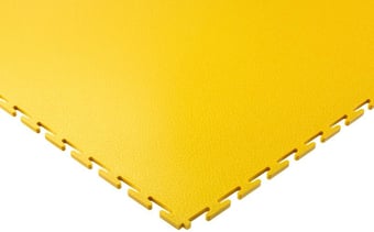 picture of PVC Link-Tile Anti-Slip Mat - Yellow - 500mm x 500mm - [WWM-11200-05005007-YLNA] - (LP)
