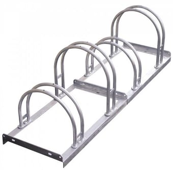 picture of TRAFFIC-LINE Hi-Hoop Cycle Stands - 4 Cycle Capacity - 1,400mm L - [MV-169.15.104]