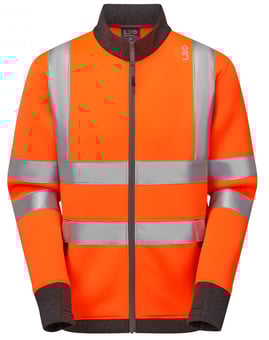 picture of Leo Arganite EcoViz Air-Layer Jacket - Hi Vis Orange - LE-SS07-O