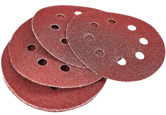 picture of Amtech 10 x P120 Grit Circular Sanding Sheets - 115mm Diameter - [DK-V4070]