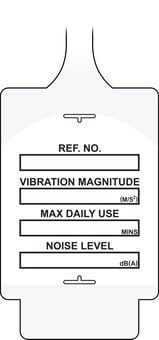 Picture of AssetTag Flex - Vibration Control (Pk 50 White) - [SCXO-CI-TGF0350W]
