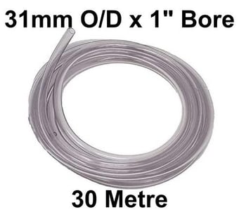 picture of Un-Reinforced PVC Hose - 31mm O/D x 30m - [HP-CP25/31]