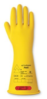 picture of Ansell ActivArmr RIG014Y Class 0 Electrical Insulating Gloves - AN-RIG014Y