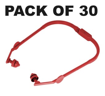 picture of Detectamet Detectable Expandaband Earplugs - Red - Pack of 30 - [DT-413-S101-P03-X07]