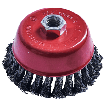 picture of Amtech 100mm Twist Knot Wire Cup Brush - [DK-F3362]
