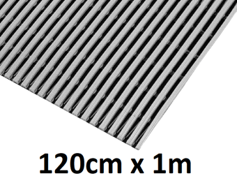 picture of Interflex Splash Anti-Slip Mat Grey - 120cm x 1m - [BLD-IF47GY]