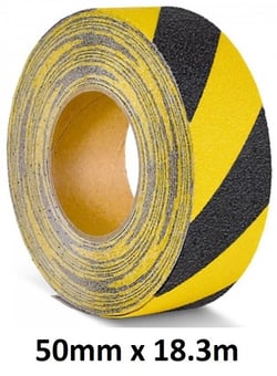 picture of PROline Conformable Anti-Slip Tape - 50mm x 18.3m - Yellow/Black - [MV-265.22.821]