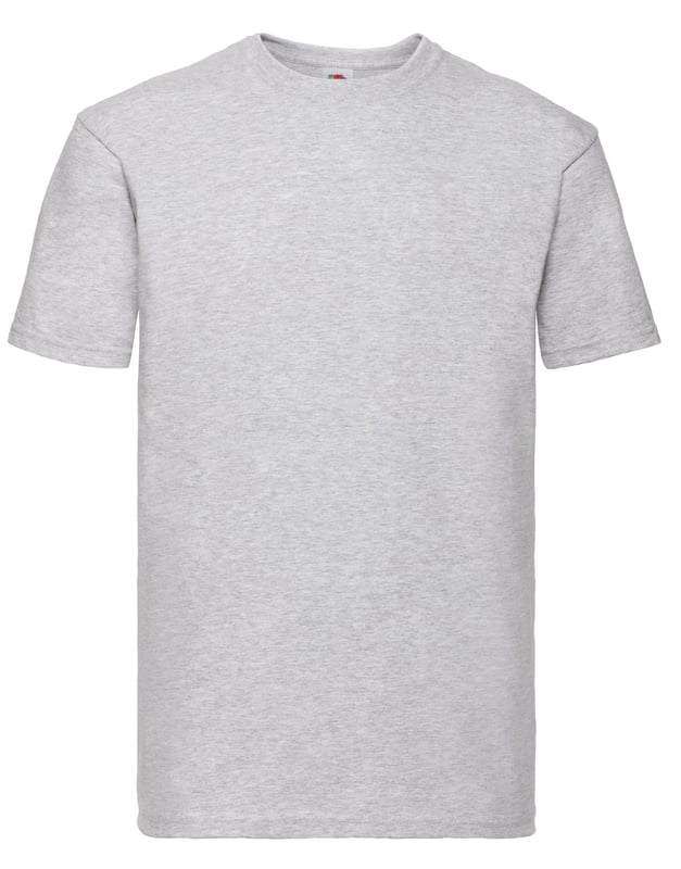 picture of Fruit Of The Loom Men's Heather Grey Super Premium T-Shirt - BT-61044-HEGR