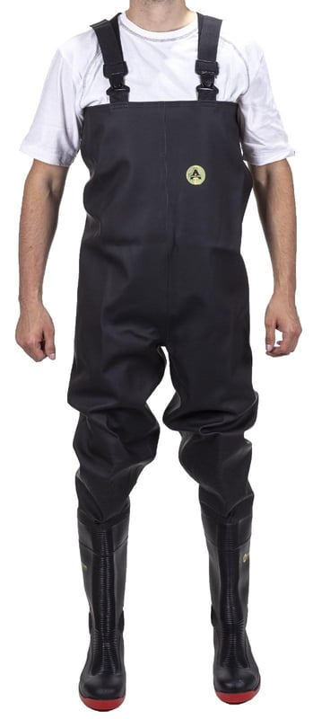 Amblers Danube Chest Black Safety Wader S5 SRA - FS-24875-41140