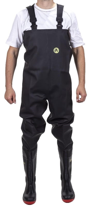 picture of Amblers Danube Chest Black Safety Wader S5 SRA - FS-24875-41140