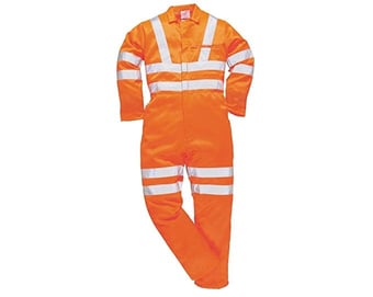 picture of Hi Vis Orange Coveralls