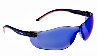 picture of Betafit Montana Anti-Scratch Safety Eyewear Blue Mirror - [BTF-EW2205]