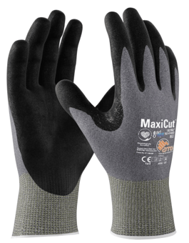 picture of MaxiCut Ultra with AD-APT 52-4745D Palm Coated Knitwrist Gloves - Pair - ATG-52-4745D