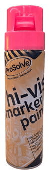 picture of Prosolve Hi-Vis Marker Paint Aerosol 500ml Fluorescent Pink - [PV-PVHIVISFPA]