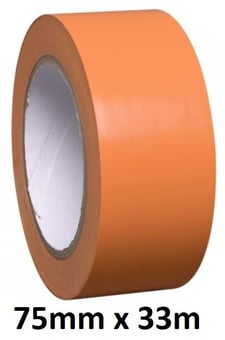 picture of PROline Tape 75mm Wide x 33m Long - Orange - [MV-261.17.531]