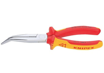 picture of Draper - Knipex 26 26 200SB Angled Long Nose Pliers - 200mm - [DO-34056]