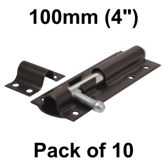 picture of EXB Tower Bolt - 100mm - 4" - Pack of 10 - [CI-DB02L]