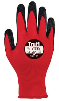 Picture of TraffiGlove Nitrile Coated Glove - EN388 (4121) Cut Level 1 - Size 10 - Pack of 10 - TS-TG1170-10X10 - (AMZPK2)