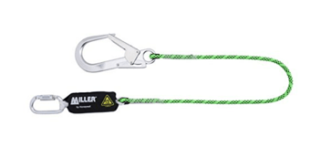 picture of Honeywell Shock Absorbing Lanyard Kernmantel 1.5m - 1QT and 1GO65 Edge Tested - [HW-1032379]