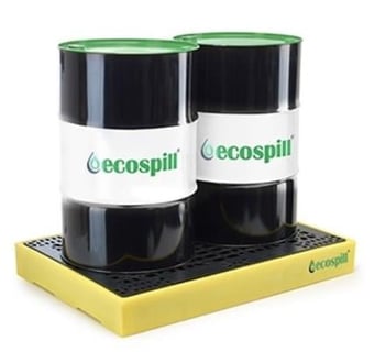 picture of Ecospill Polyethylene 2 Drum Bunded Workfloor - Drum Not Included - [EC-P3281209] - (MP)