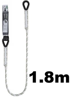 picture of Kratos Energy Absorbing Kernmantle Rope Lanyard - 1.8 Mtr - [KR-FA3050020]