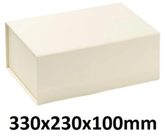 picture of Magnetic Gift Box - Ivory - 330 x 230 x 100mm - [RJ-BP330IVORY]